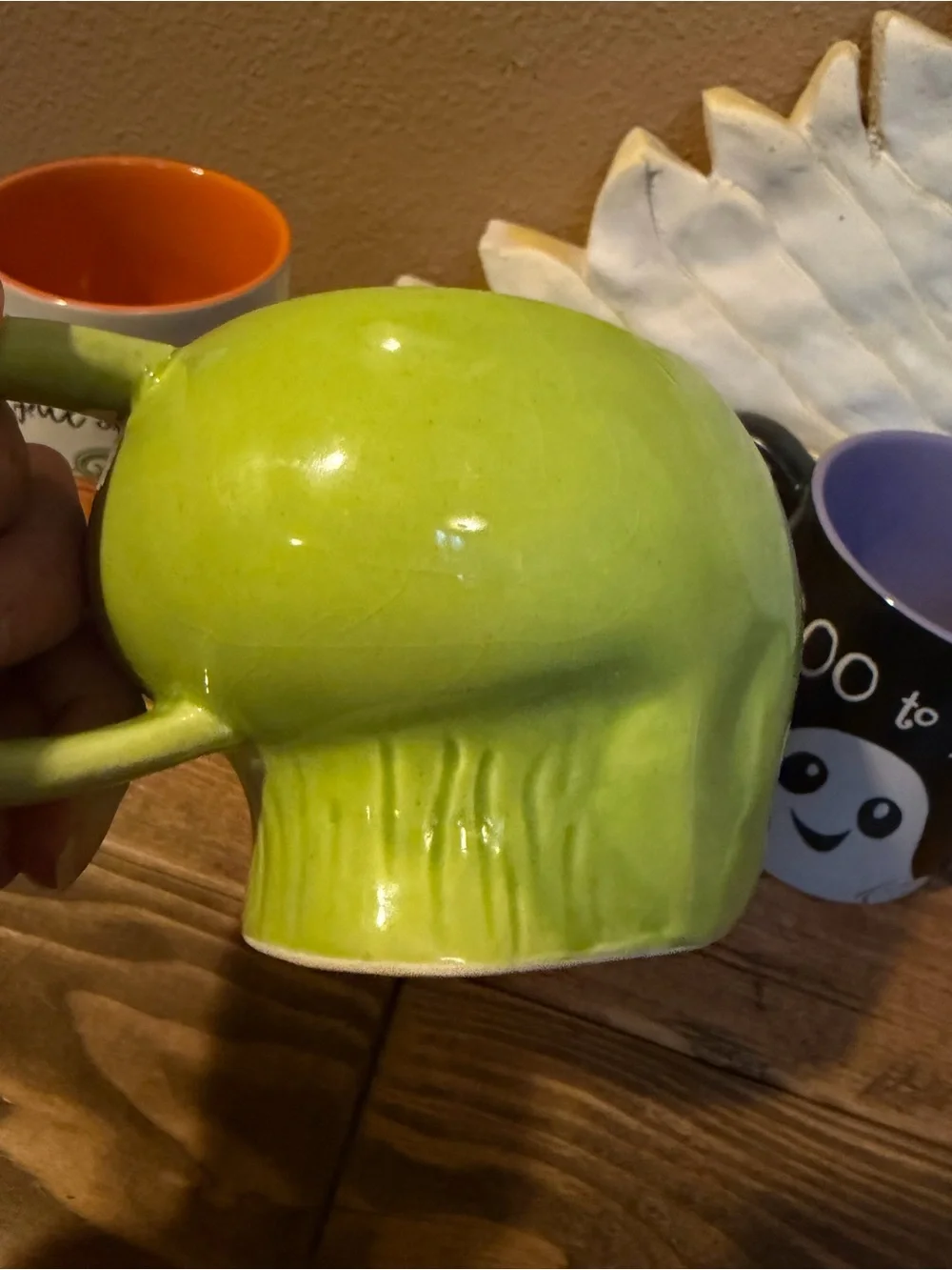 Roswell Alien Mug and 2 Spectrum Halloween Mugs Pumpkin and Boo!